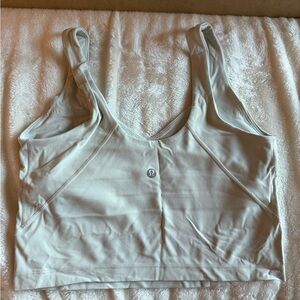 lululemon athletica Light Beige Crop Top